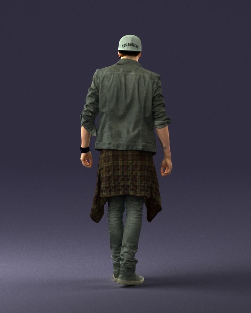 Man in jeans 1053 3D model_18