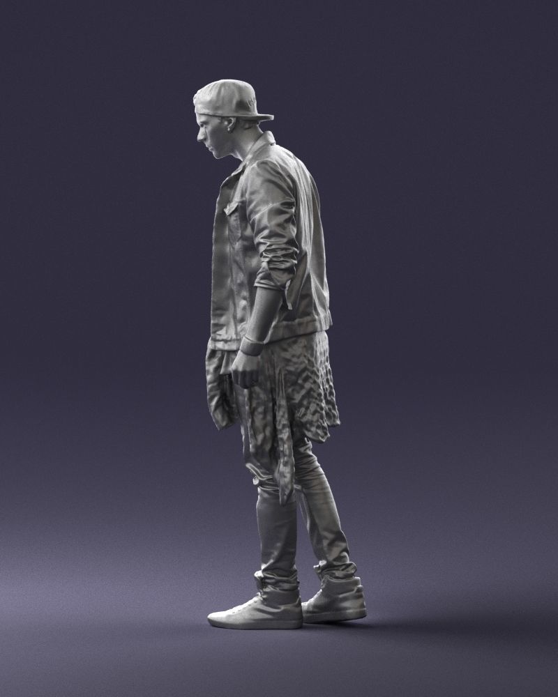 Man in jeans 1053 3D model_25