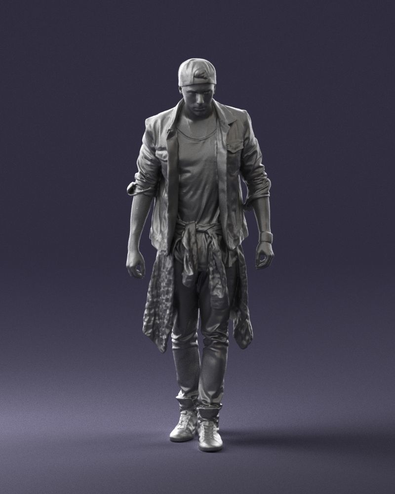 Man in jeans 1053 3D model_4