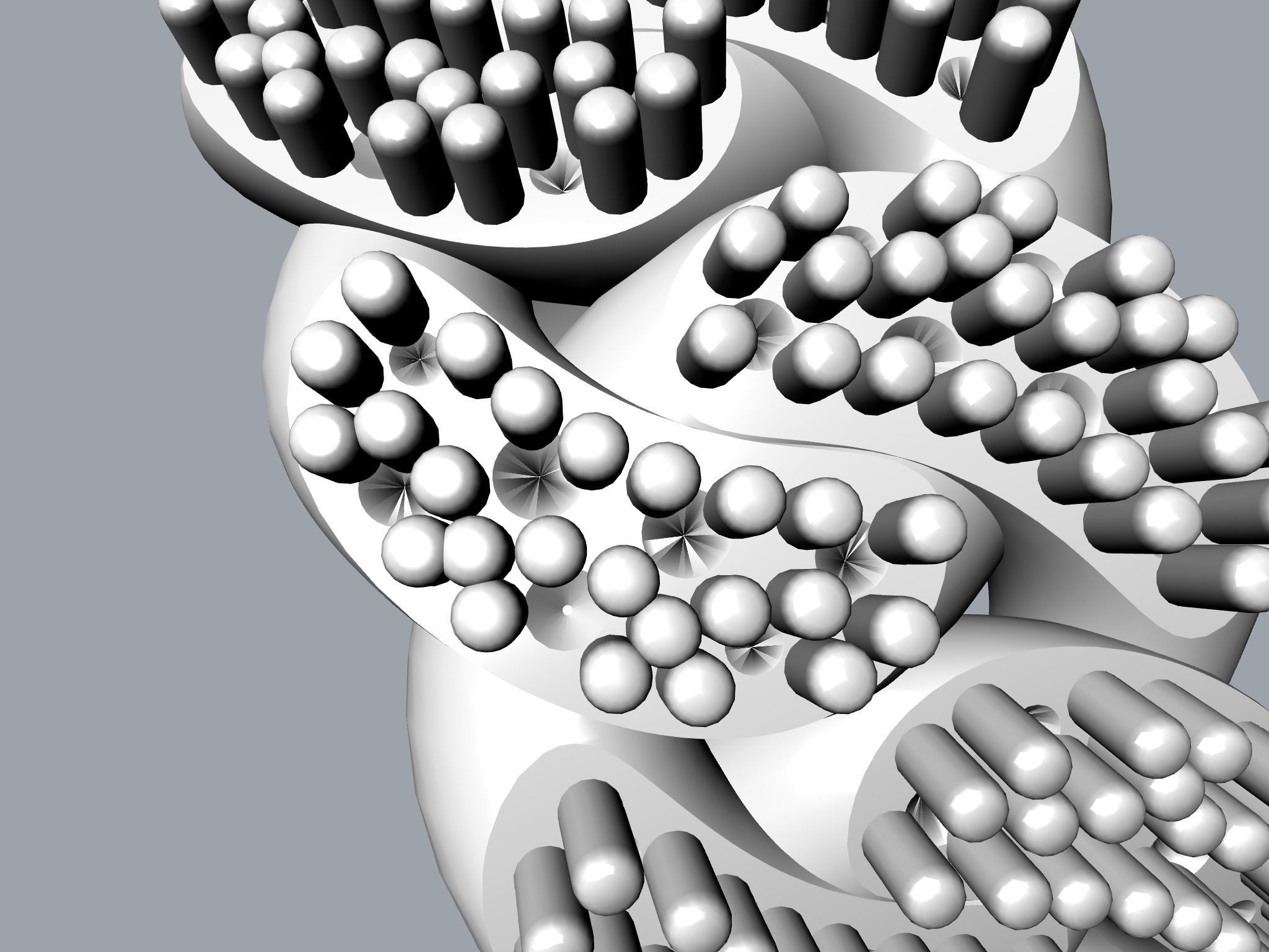 DIAMOND CUBAN LINK CHAIN STL VERIFIED 3D print model_2