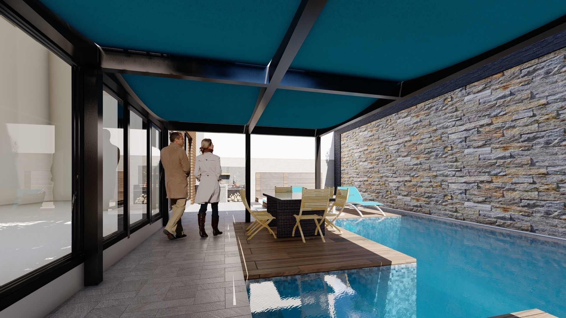 villa casa  3D model_11