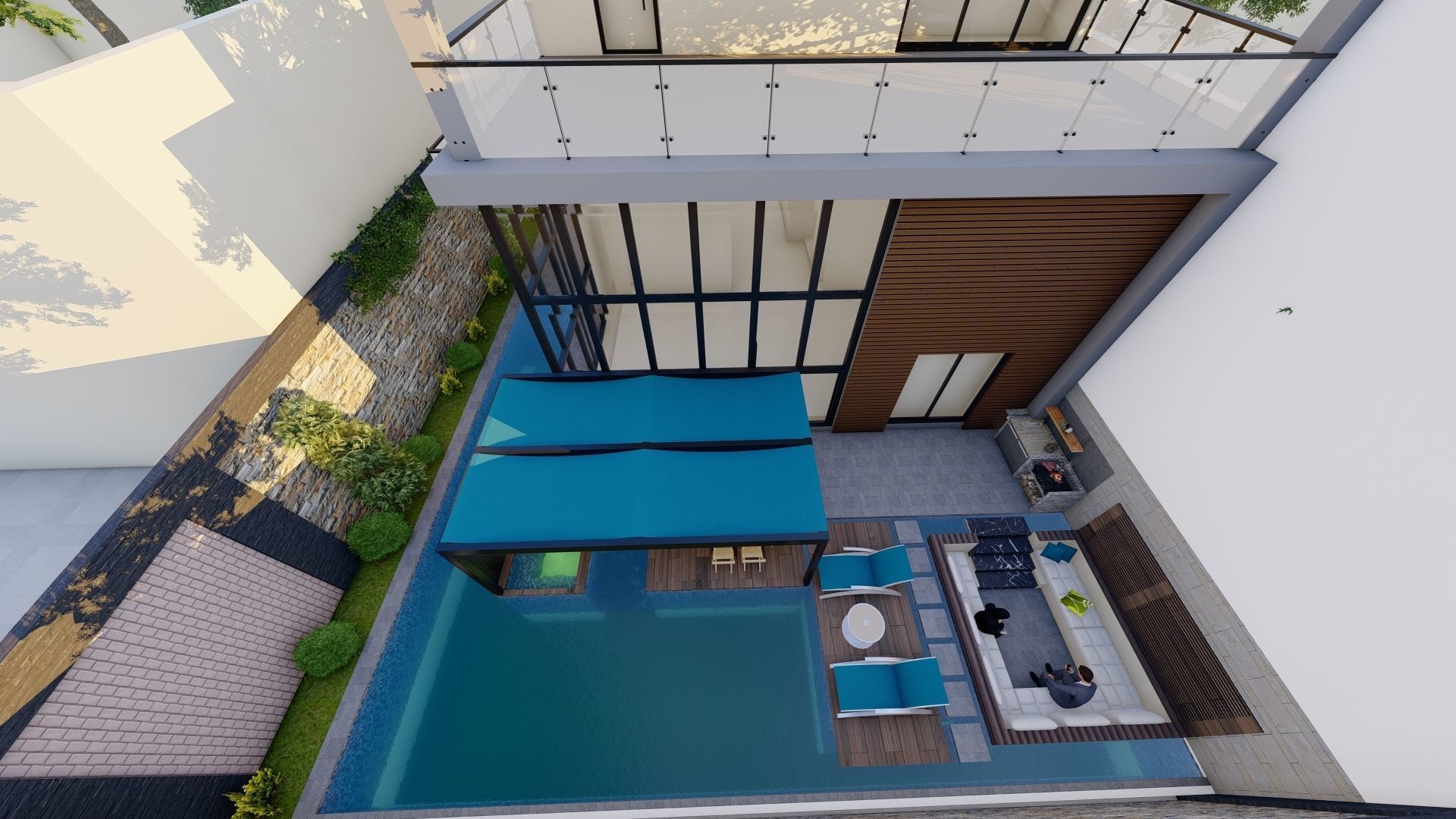 villa casa  3D model_9