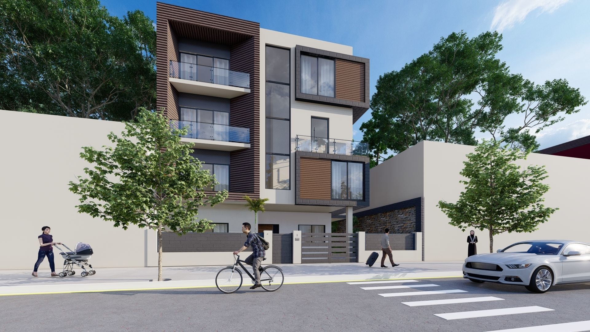 villa casa  3D model_3