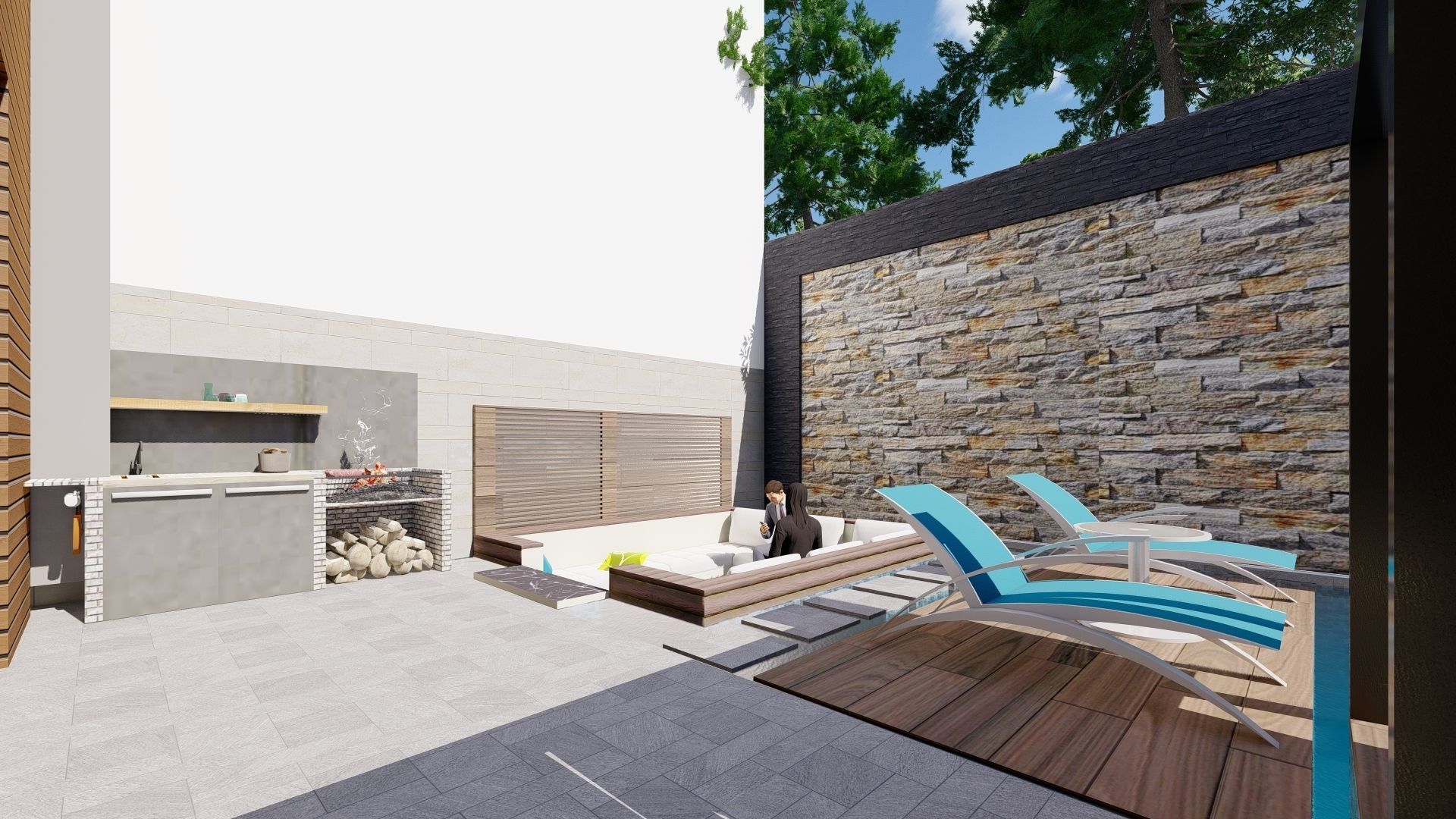 villa casa  3D model_10