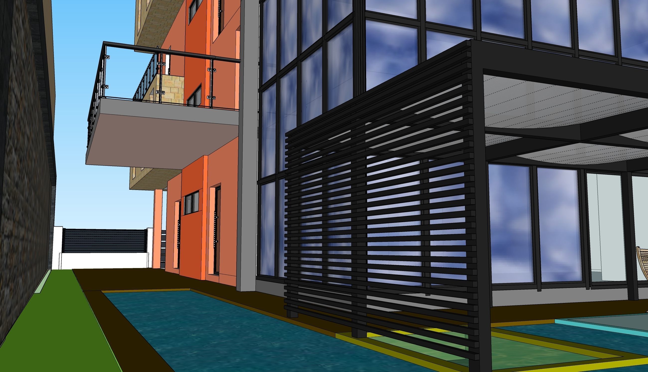 villa casa  3D model_5