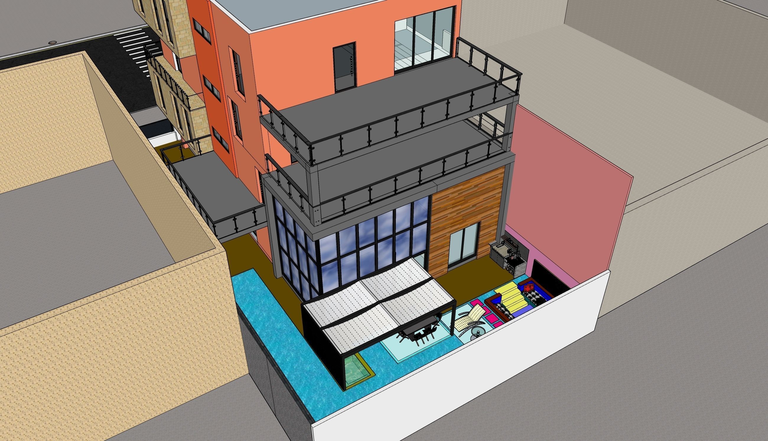 villa casa  3D model_17