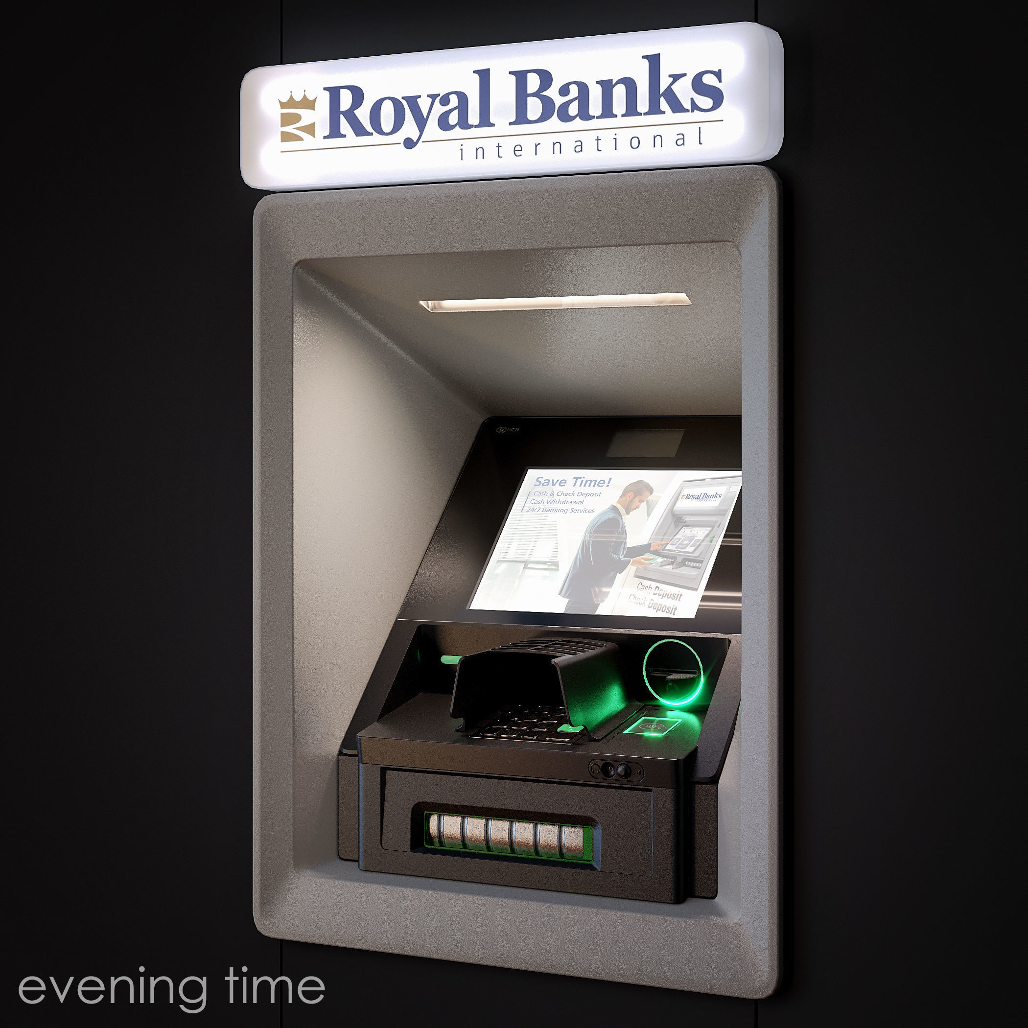 ATM machine 3D model_7