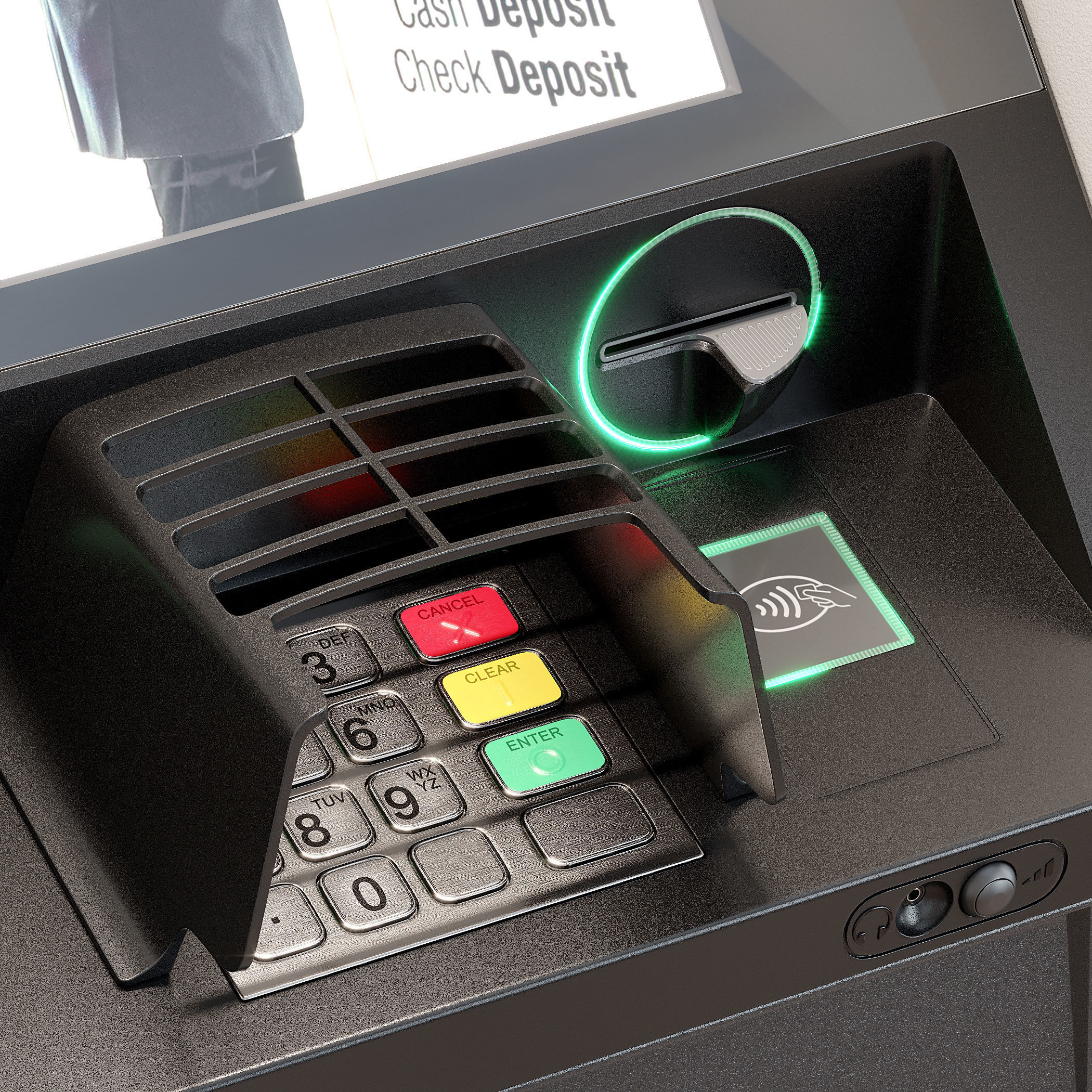 ATM machine 3D model_3