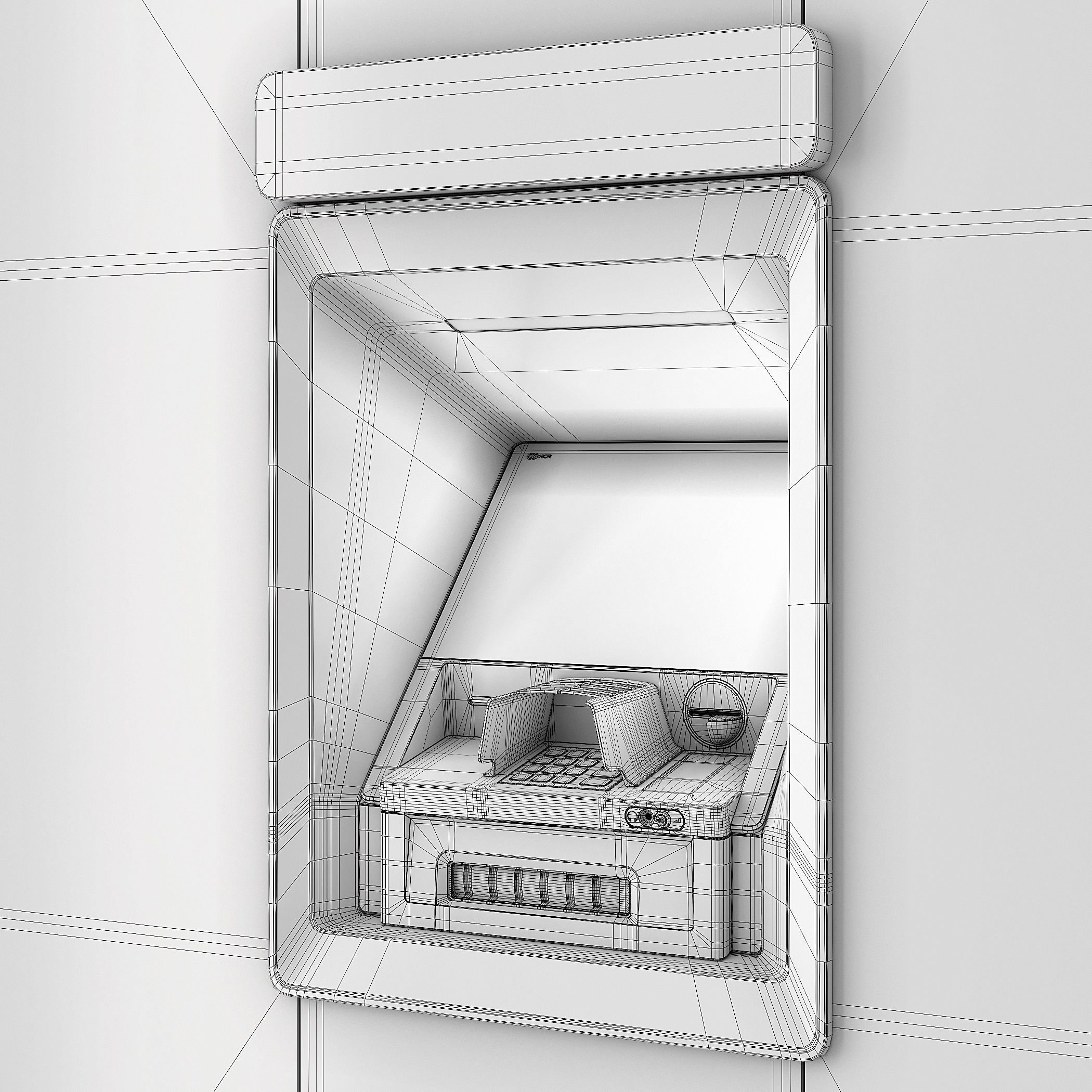 ATM machine 3D model_8