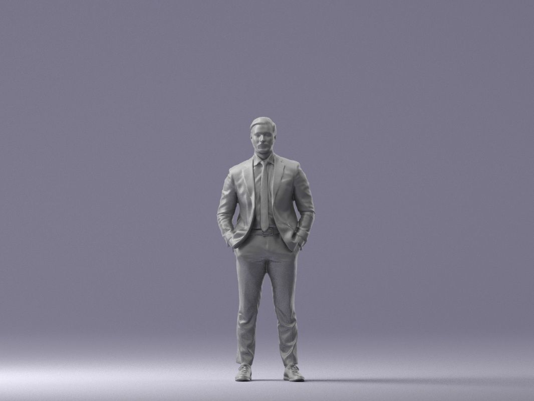 man in red gray quads suit 1066 3D model_22