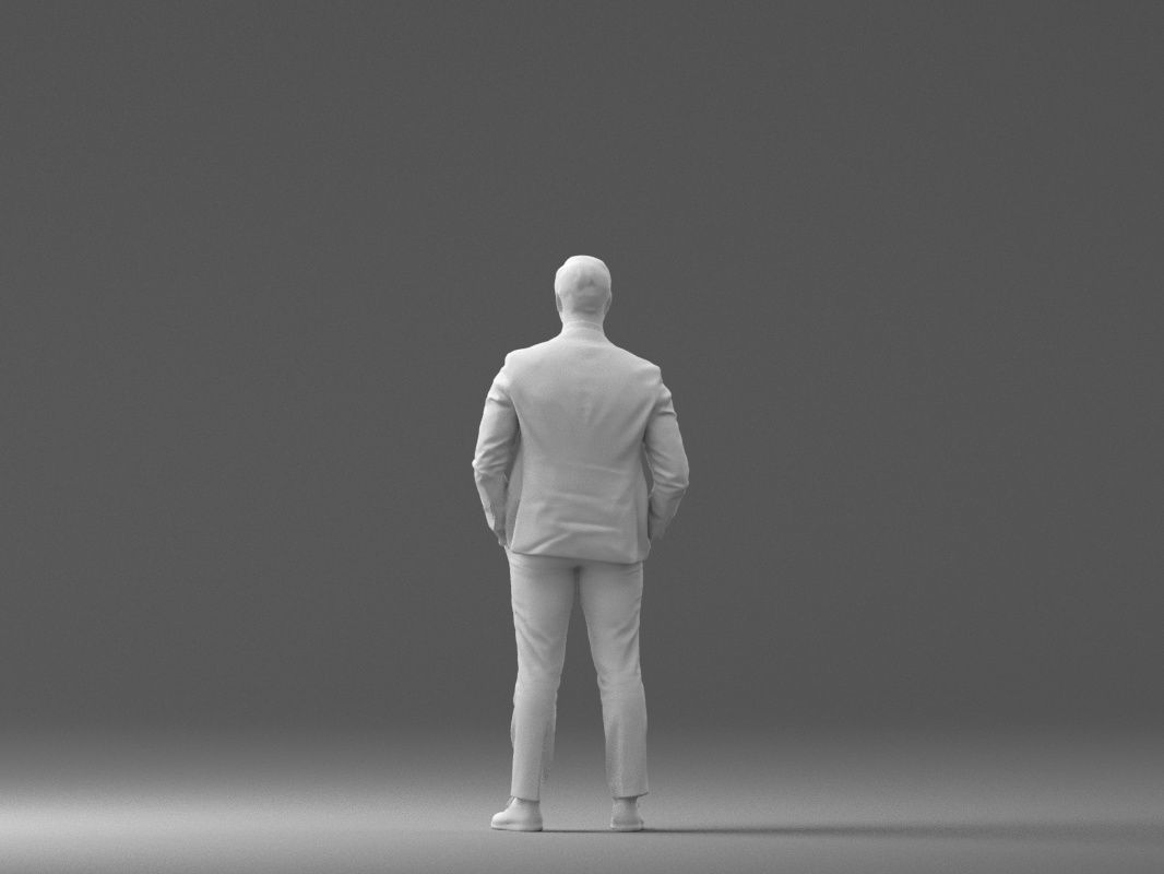 man in red gray quads suit 1066 3D model_30
