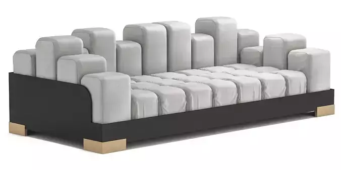 Postmodern Italian Manhattan Skyline Sofa 3D model
