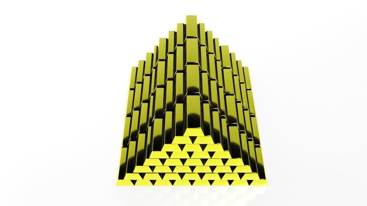 GOLDS gold box 3D model_1