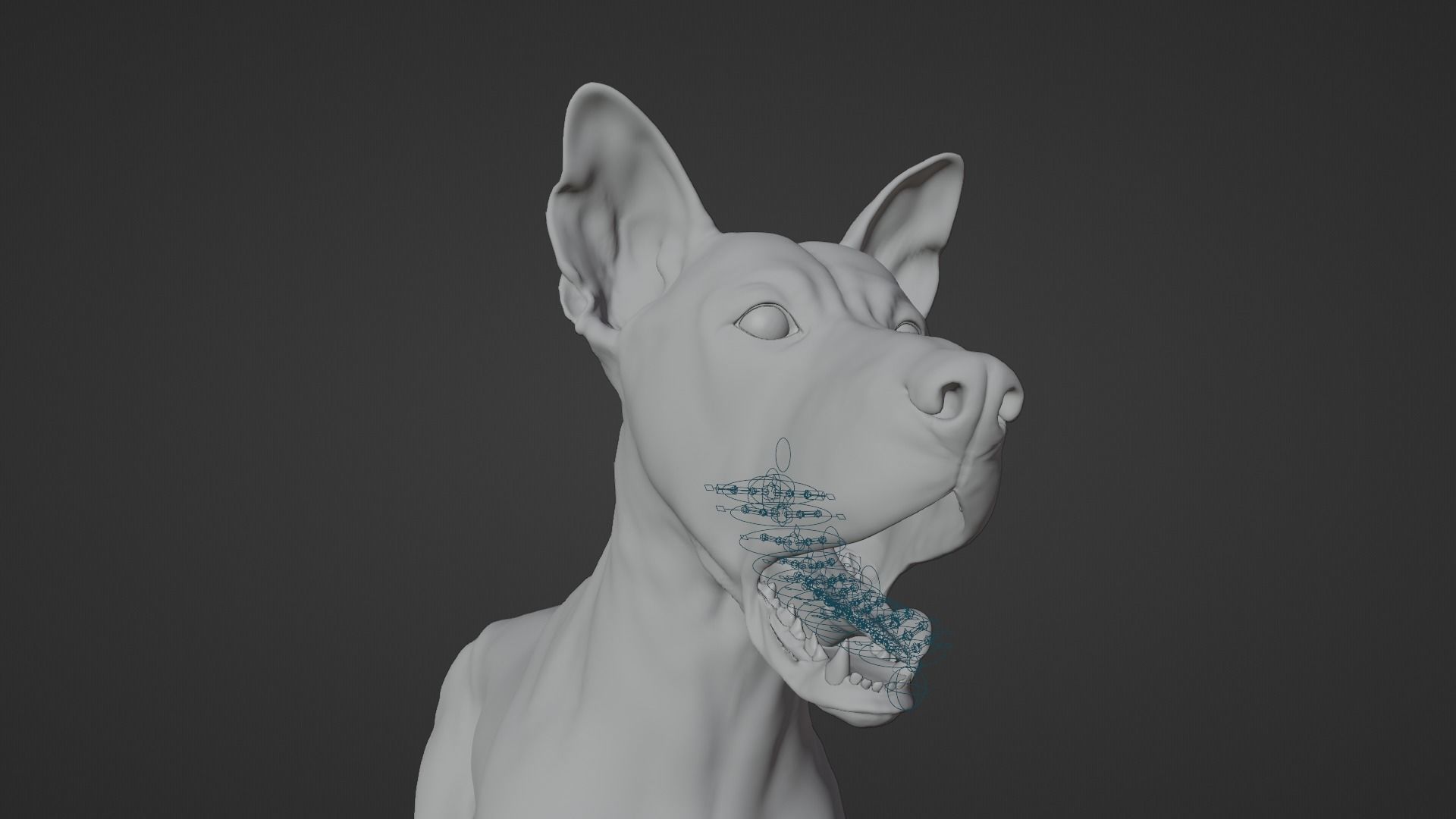 Chinese Rural Dog Animated VFX Grace 3D model_24