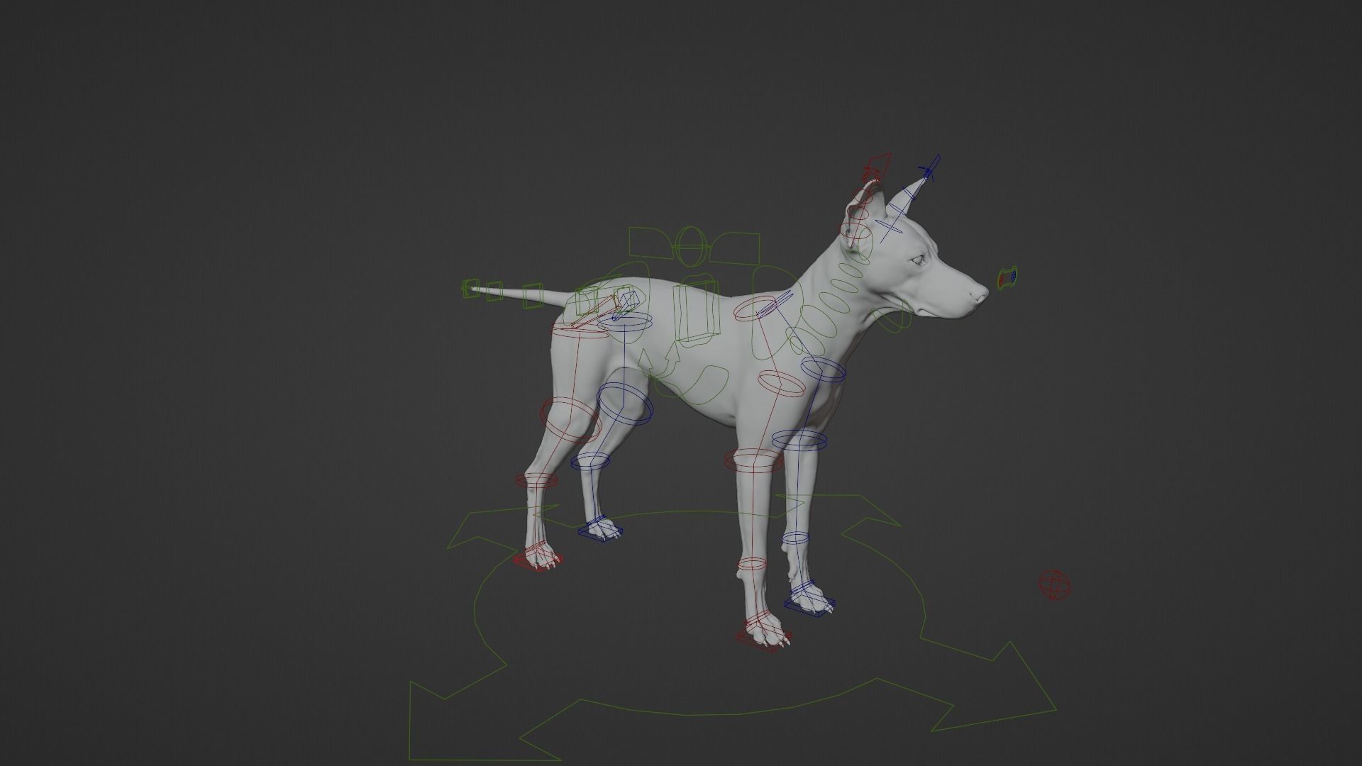 Chinese Rural Dog Animated VFX Grace 3D model_13