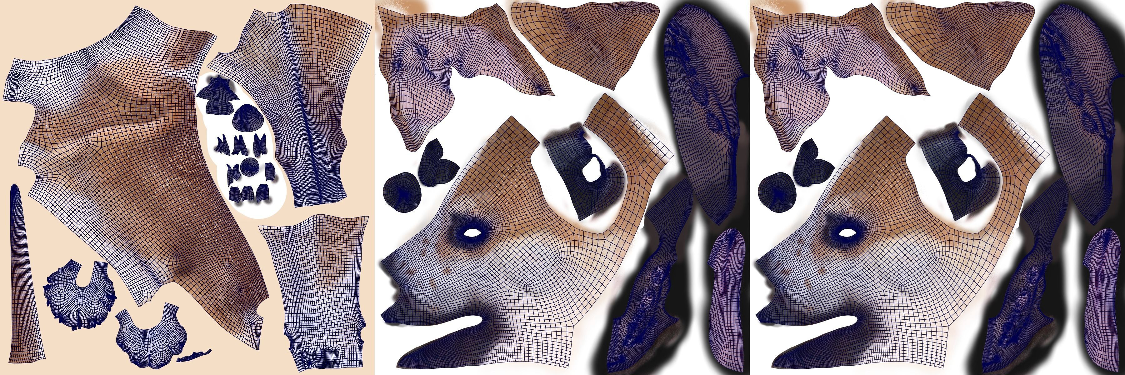 Chinese Rural Dog Animated VFX Grace 3D model_26