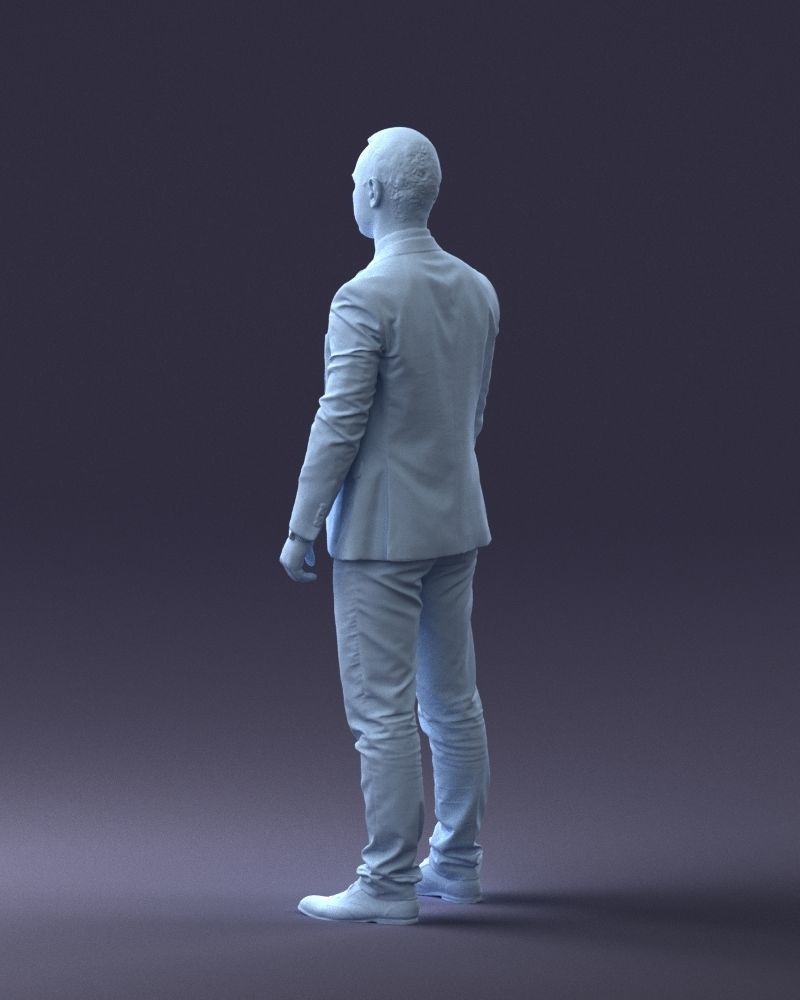 000287 Businessman in Suit - Professional Male Character 0904 3D model_23