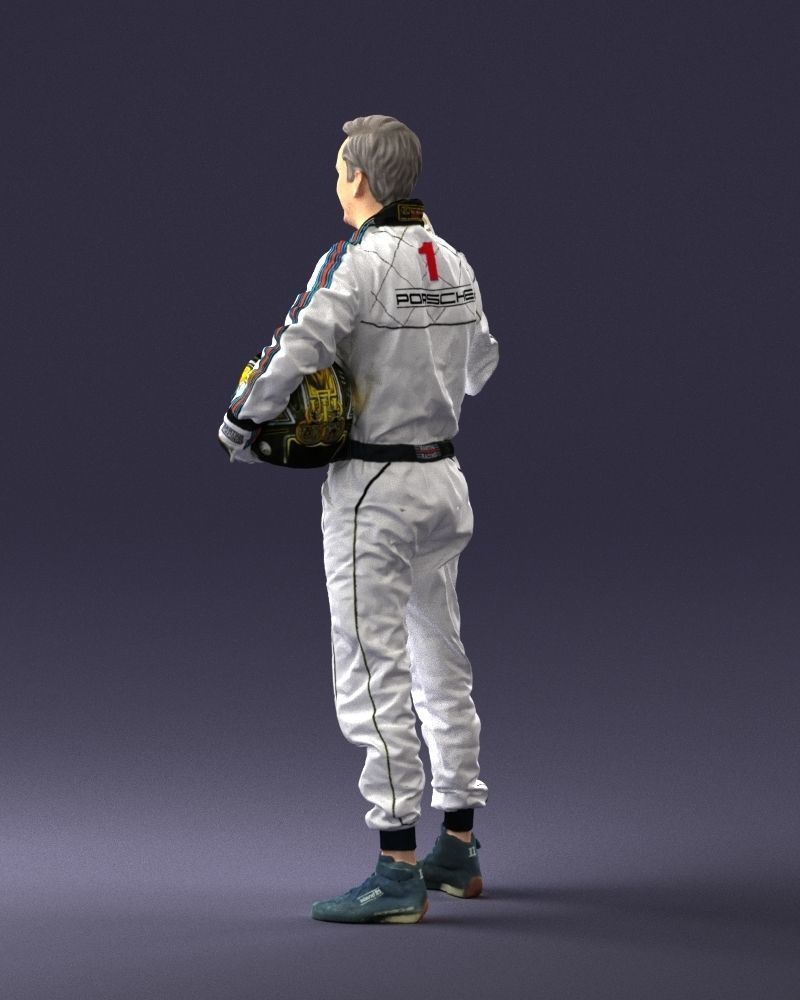 Male race car driver 0268 3D model_21
