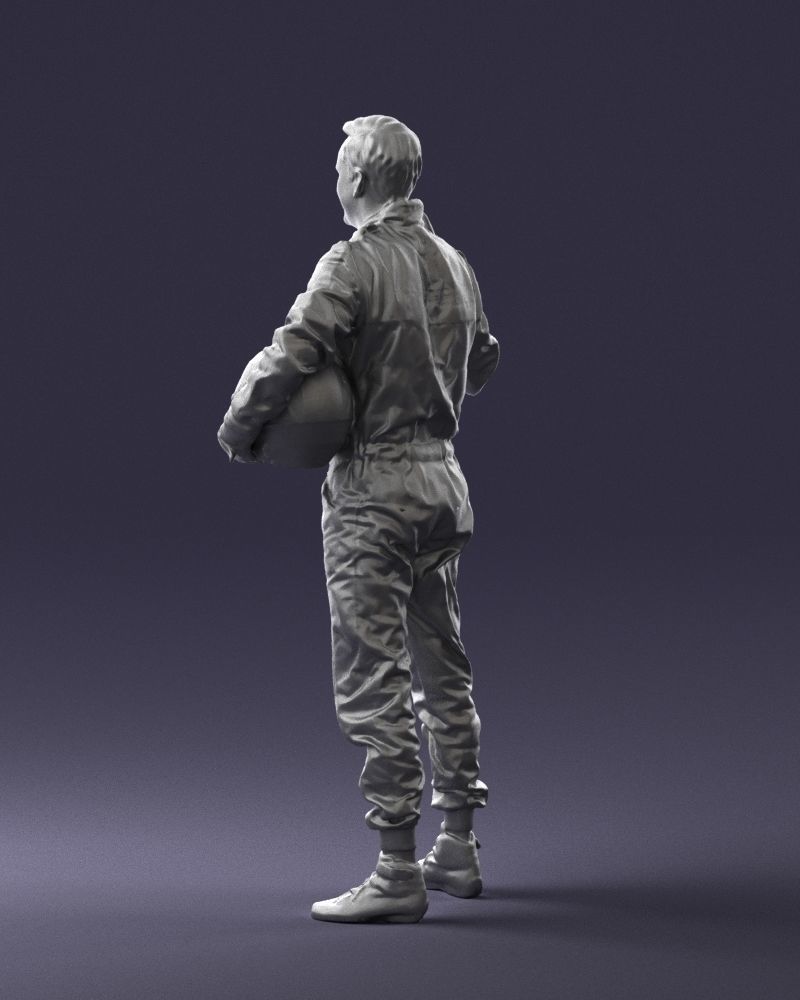 Male race car driver 0268 3D model_22