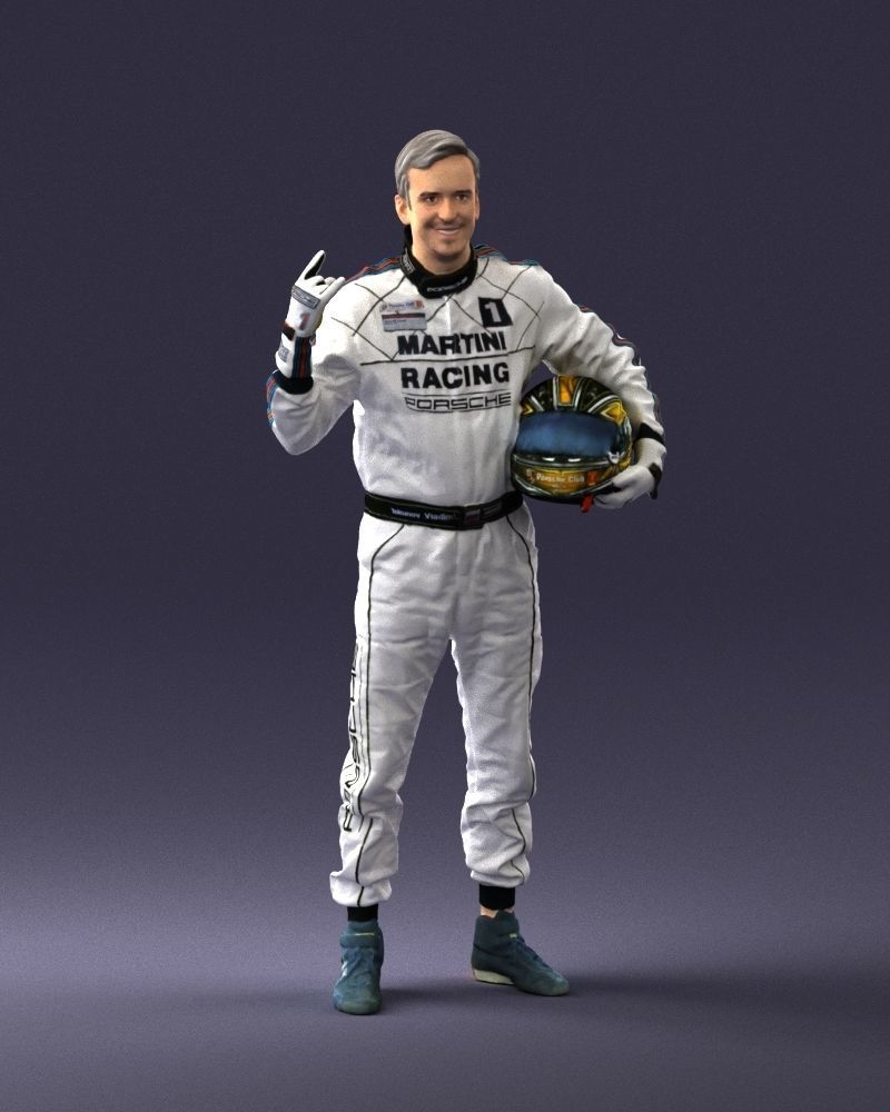 Male race car driver 0268 3D model_3