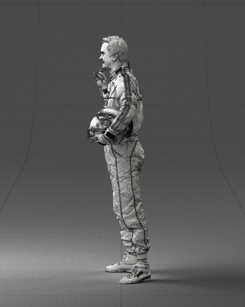 Male race car driver 0268 3D model_26