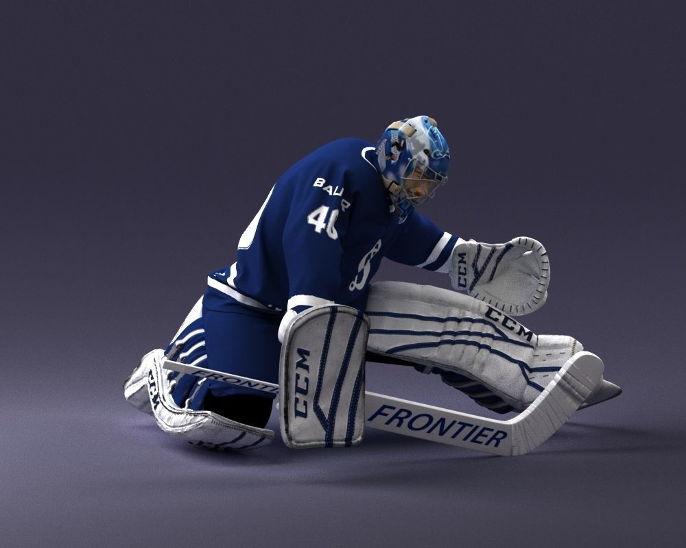 000036 Hockey Goalkeeper 1007 3D model_3