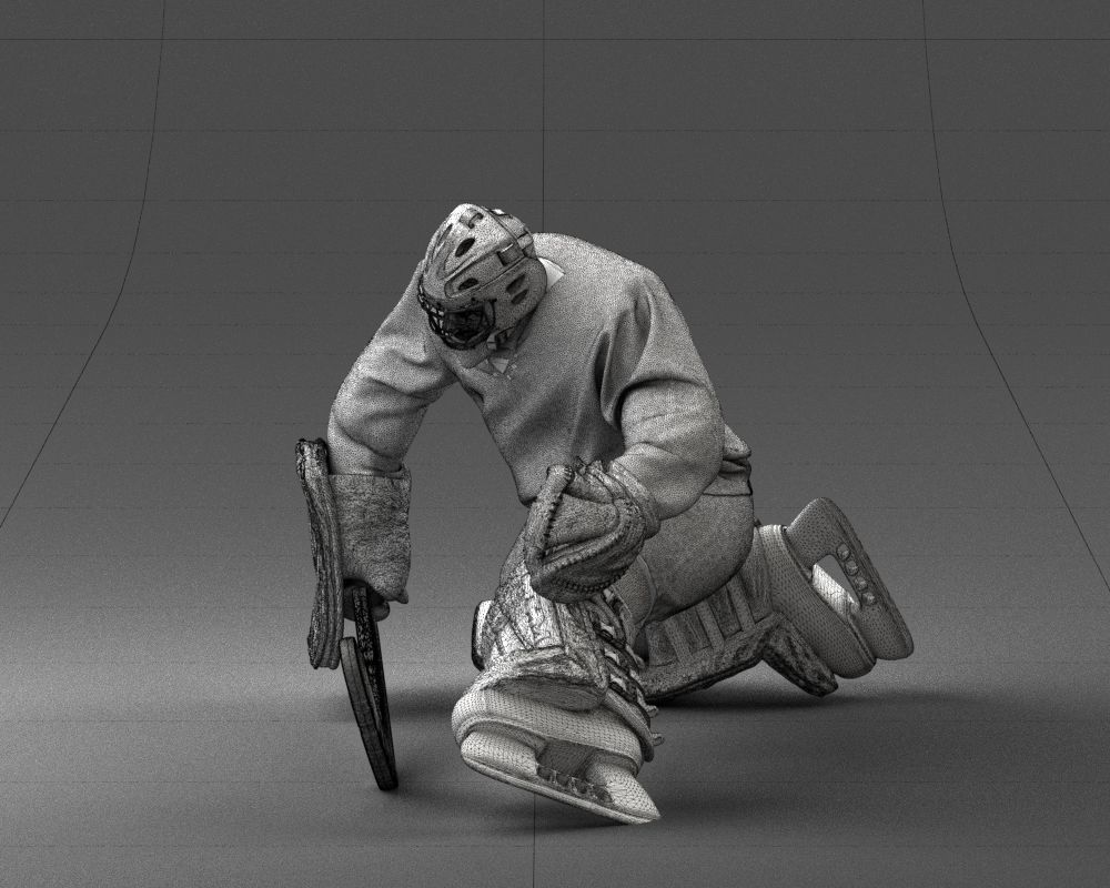 000036 Hockey Goalkeeper 1007 3D model_11