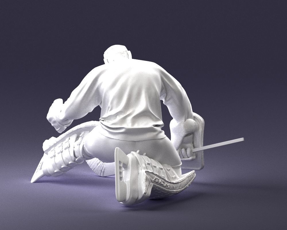 000036 Hockey Goalkeeper 1007 3D model_7