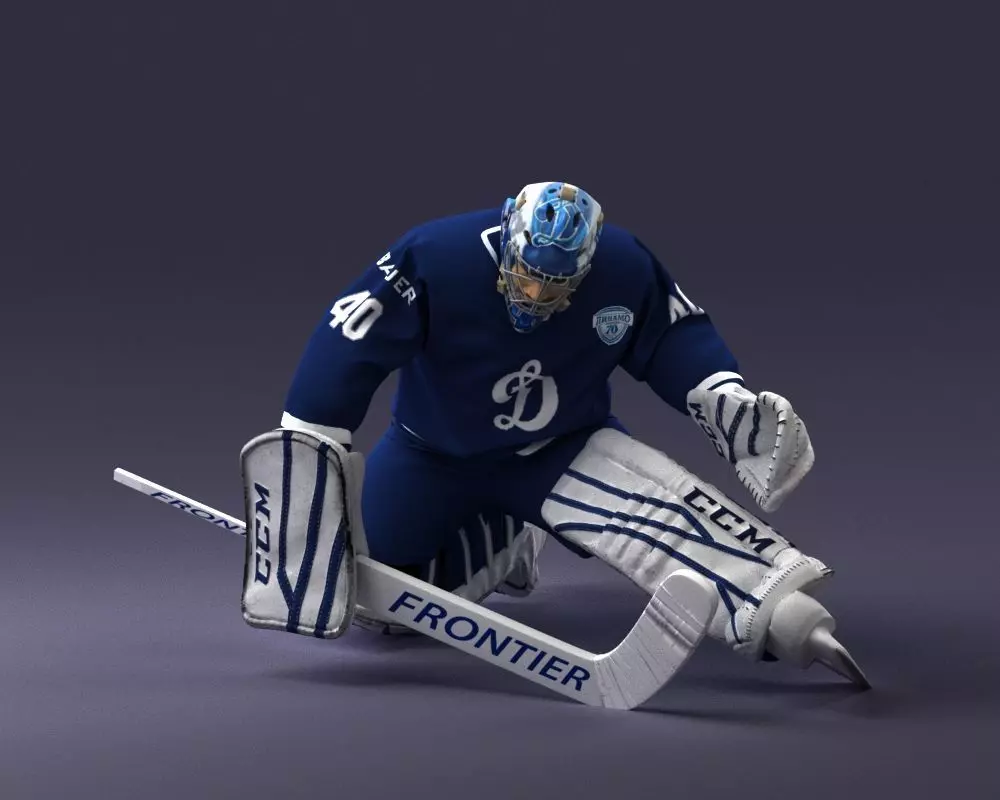 000036 Hockey Goalkeeper 1007 3D model_0