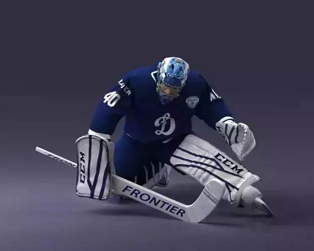000036 Hockey Goalkeeper 1007 3D model
