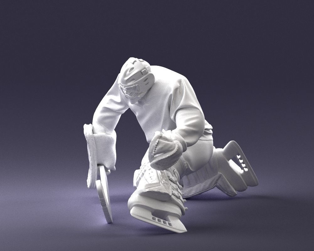 000036 Hockey Goalkeeper 1007 3D model_10