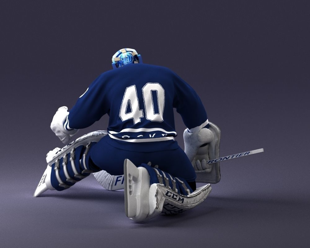 000036 Hockey Goalkeeper 1007 3D model_6