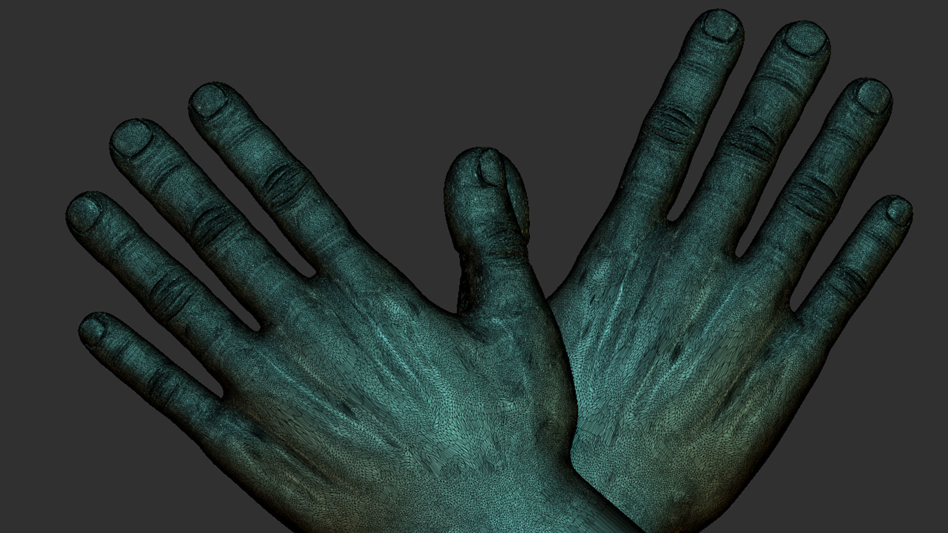 hand 3d print model 3D print model_7