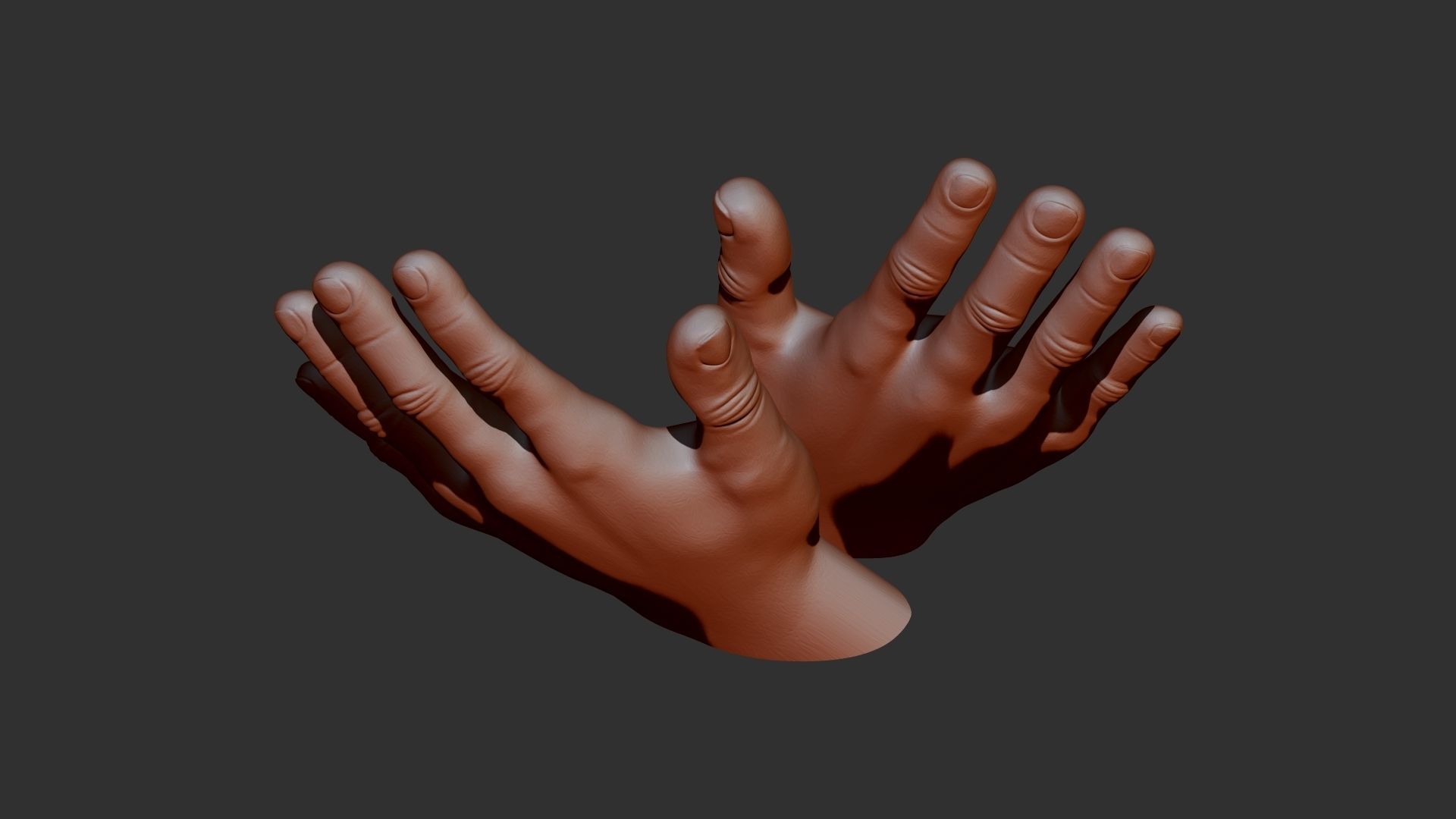 hand 3d print model 3D print model_3