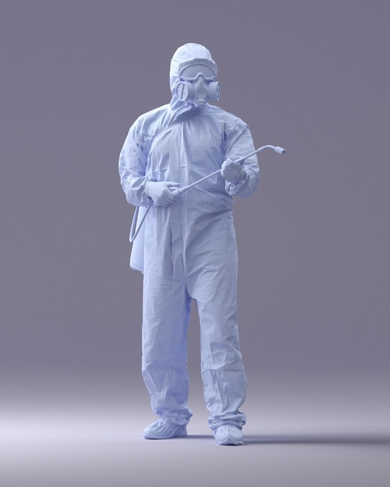 000342 Disinfector in Protective Suit 0329 3D model_3
