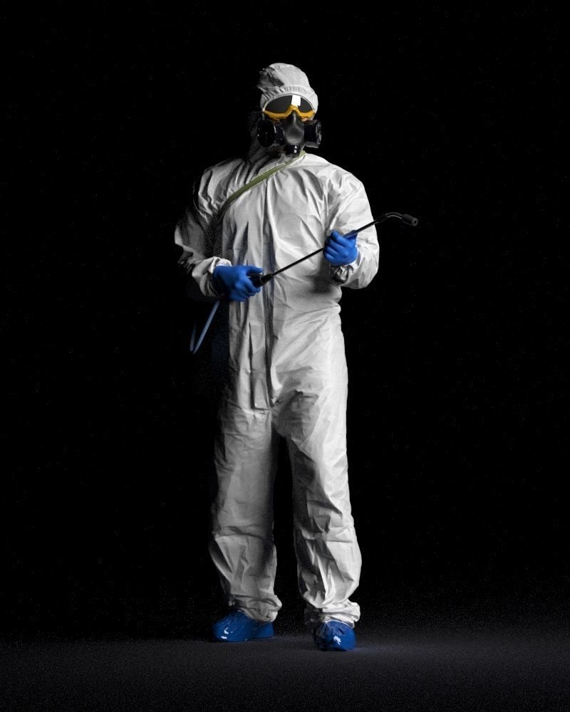 000342 Disinfector in Protective Suit 0329 3D model_2
