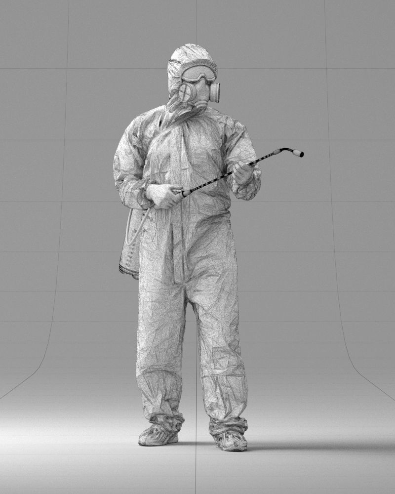 000342 Disinfector in Protective Suit 0329 3D model_7