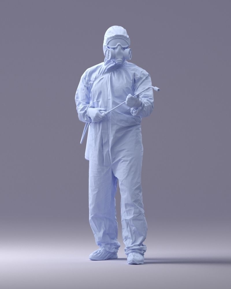000342 Disinfector in Protective Suit 0329 3D model_36