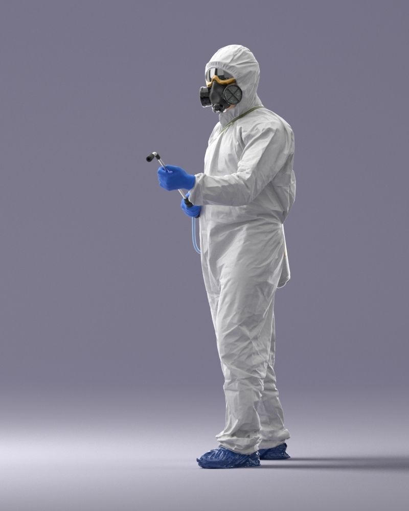 000342 Disinfector in Protective Suit 0329 3D model_29