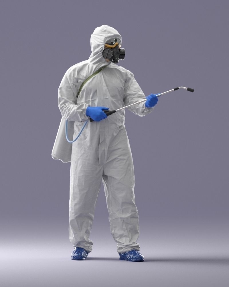 000342 Disinfector in Protective Suit 0329 3D model_8
