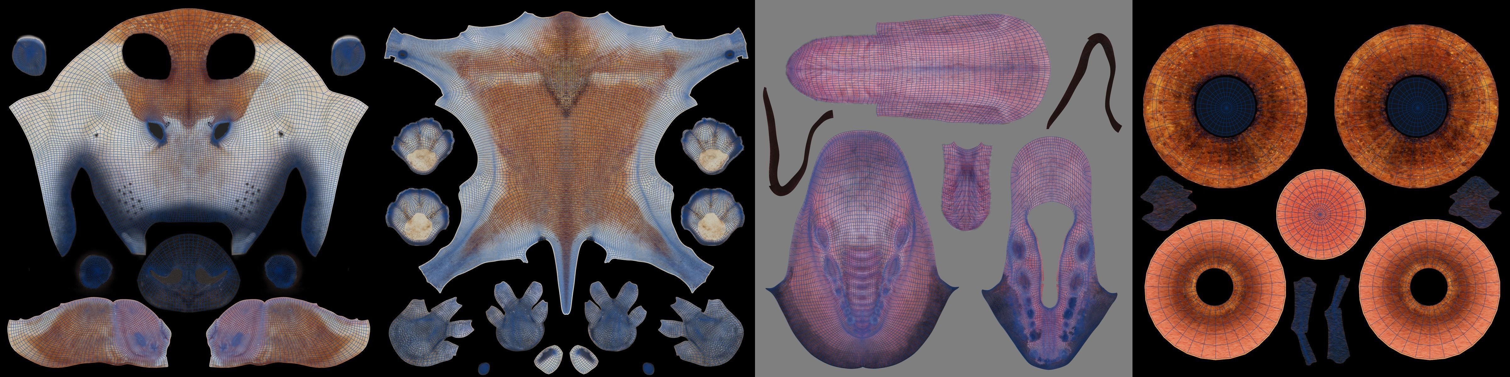 Akita Dog Animated VFX Grace 3D model_31