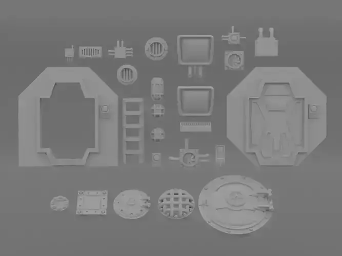 scifi terrain bitz vol1