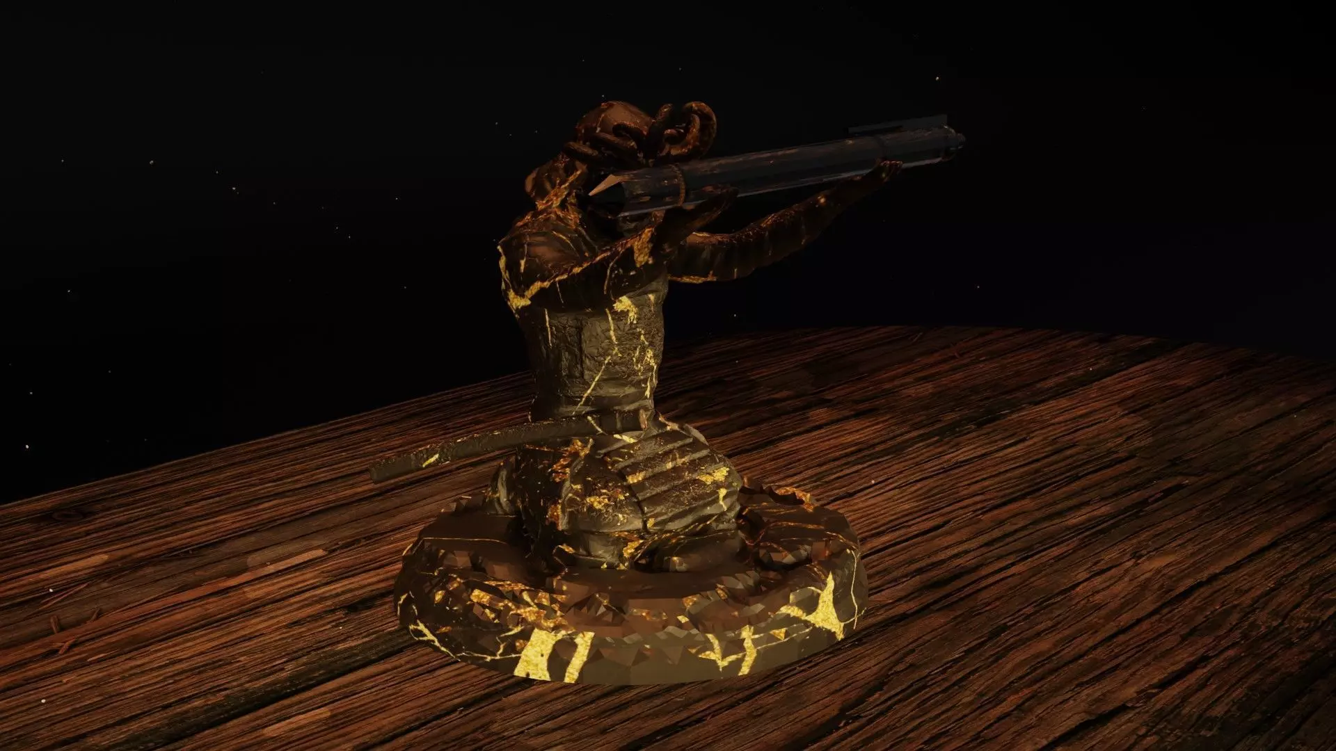 Samurai Pen Holder 3D print model_0