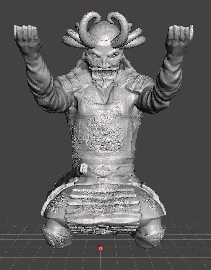 Samurai Pen Holder 3D print model_2