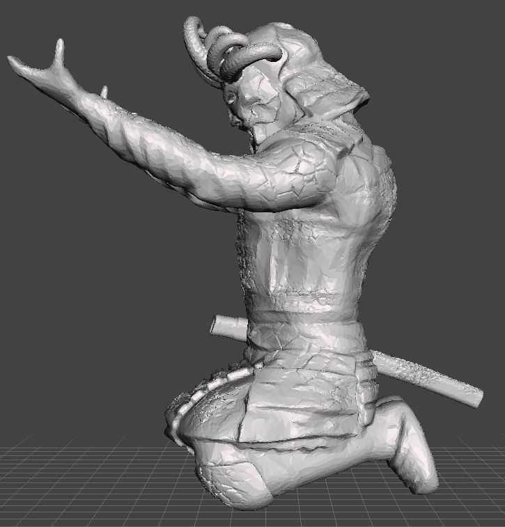 Samurai Pen Holder 3D print model_3