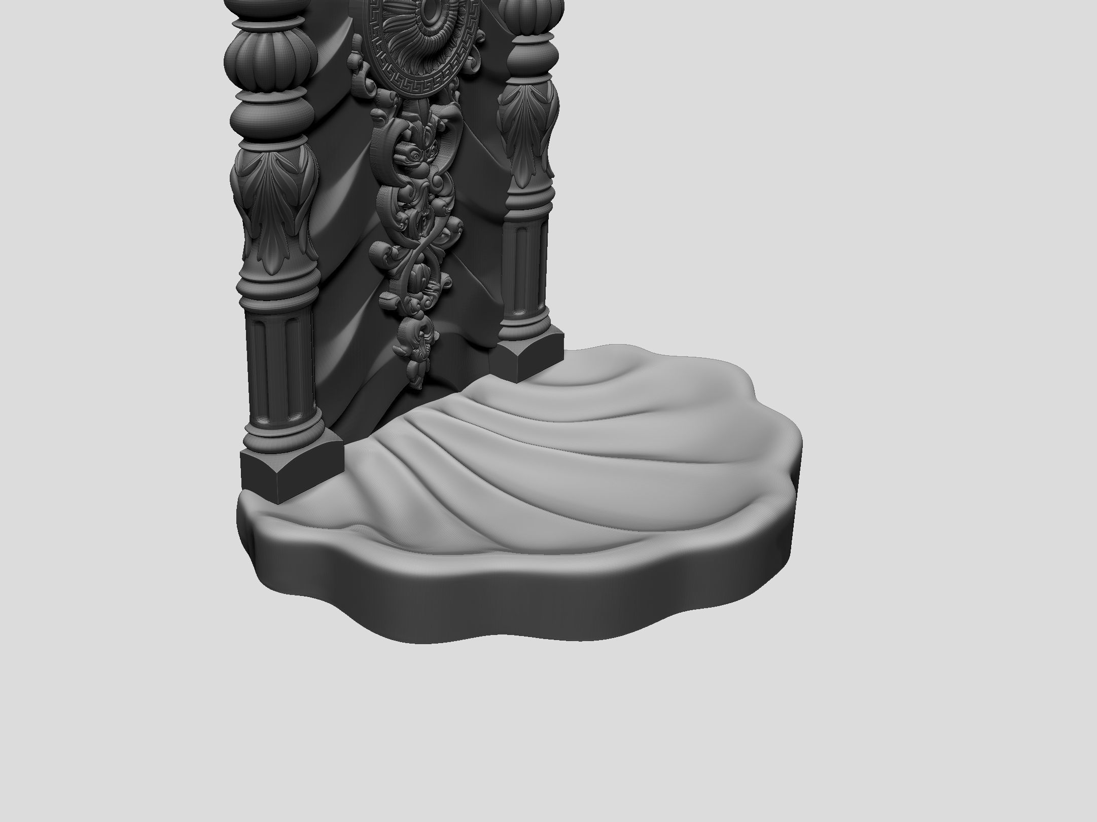 Classic Middle Eastern Fountain 3D print model_7