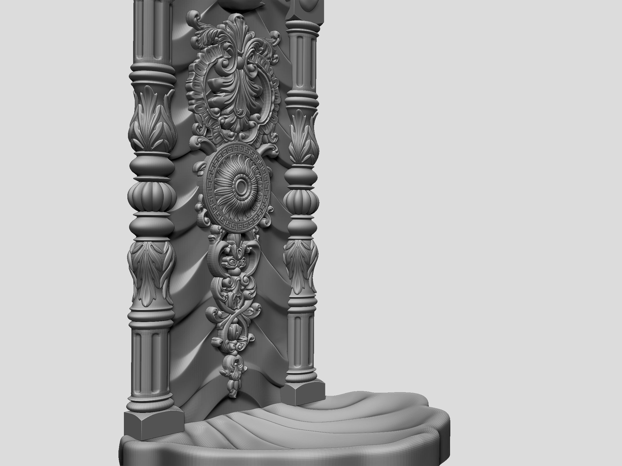 Classic Middle Eastern Fountain 3D print model_6