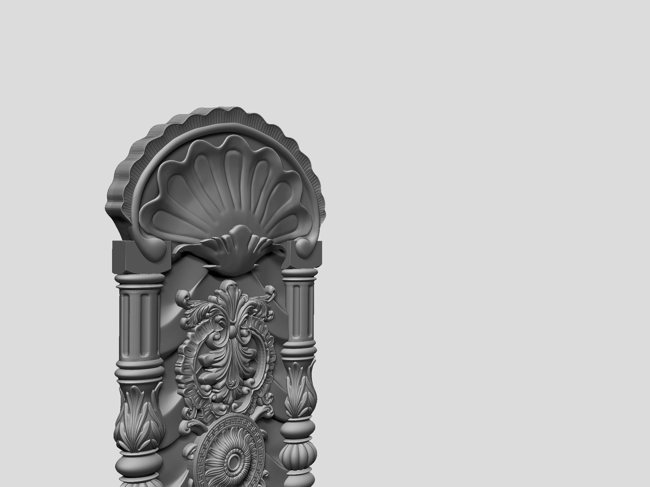 Classic Middle Eastern Fountain 3D print model_5