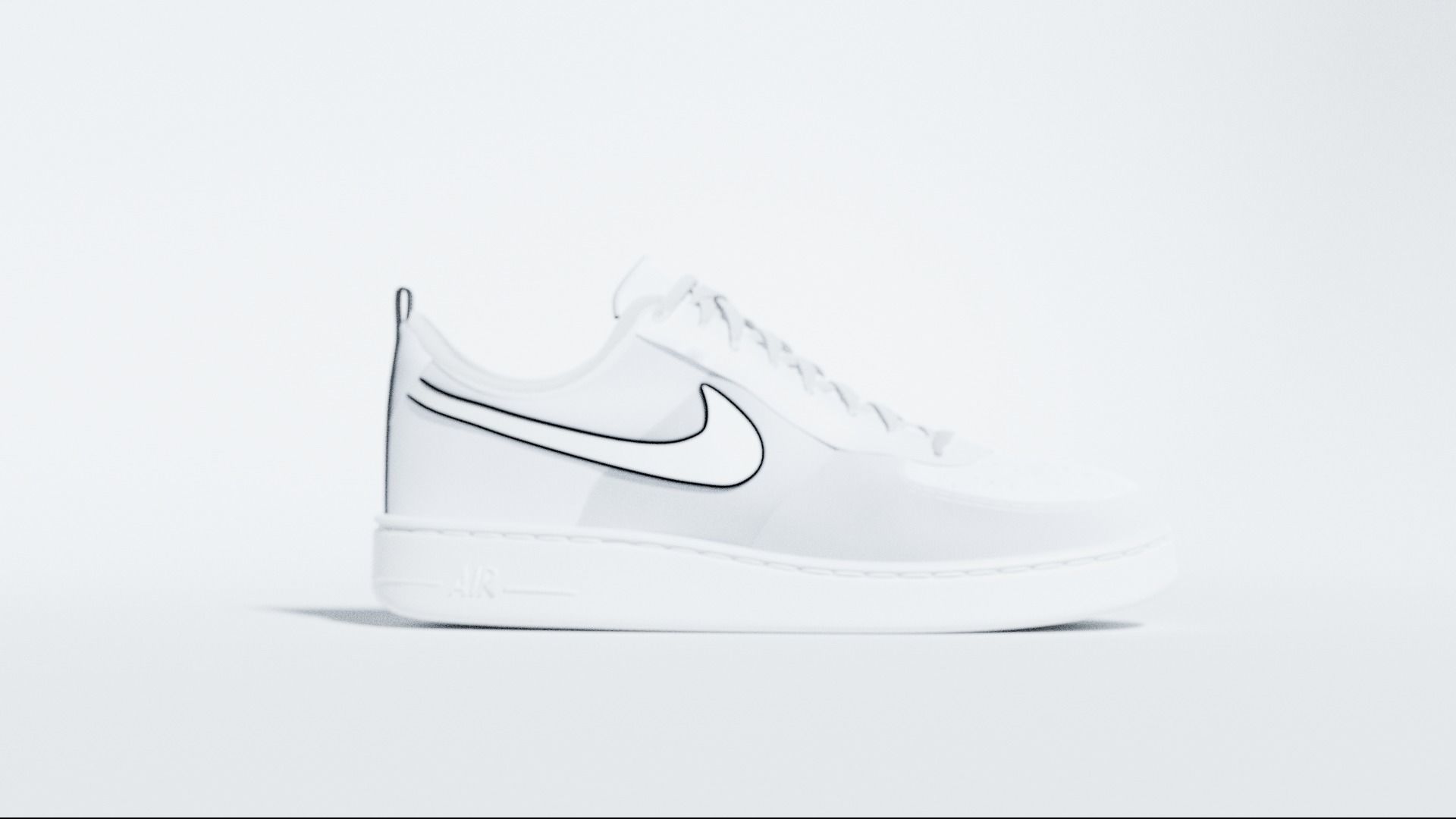 Nike Air Force 1 3D Model 3D model_1