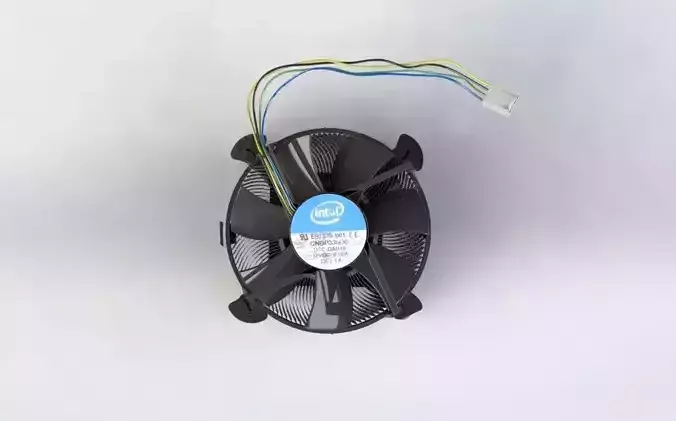 Intel Inspired Stock Computer Cooling Fan with Heatsink